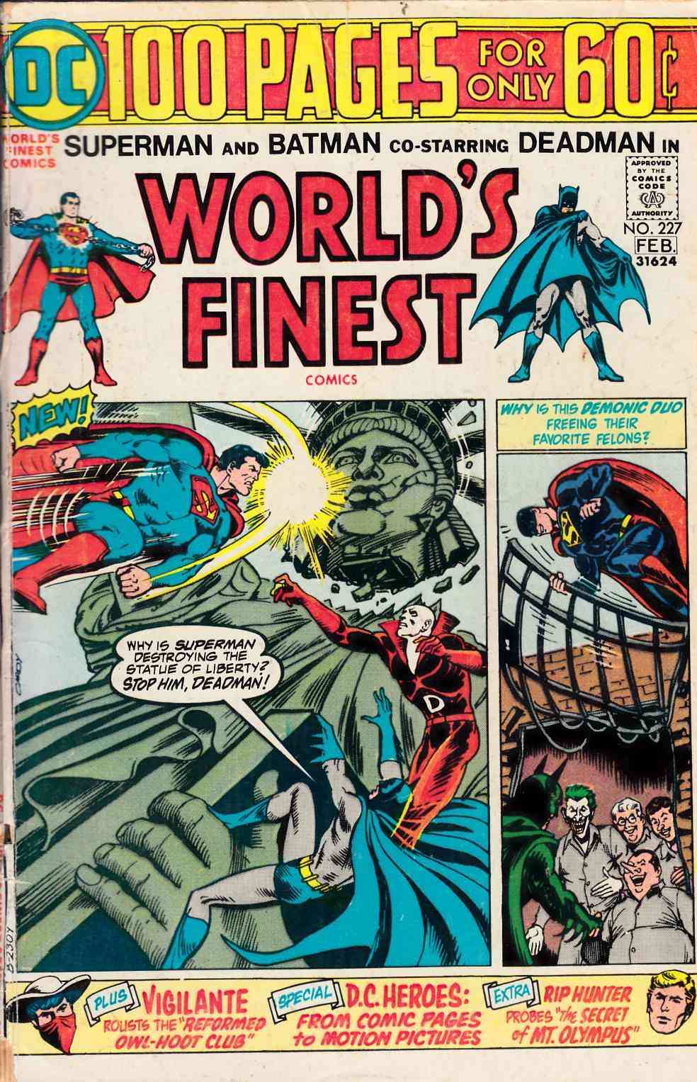 Worlds Finest #227 Good Plus (2.5) [DC Comic] THUMBNAIL