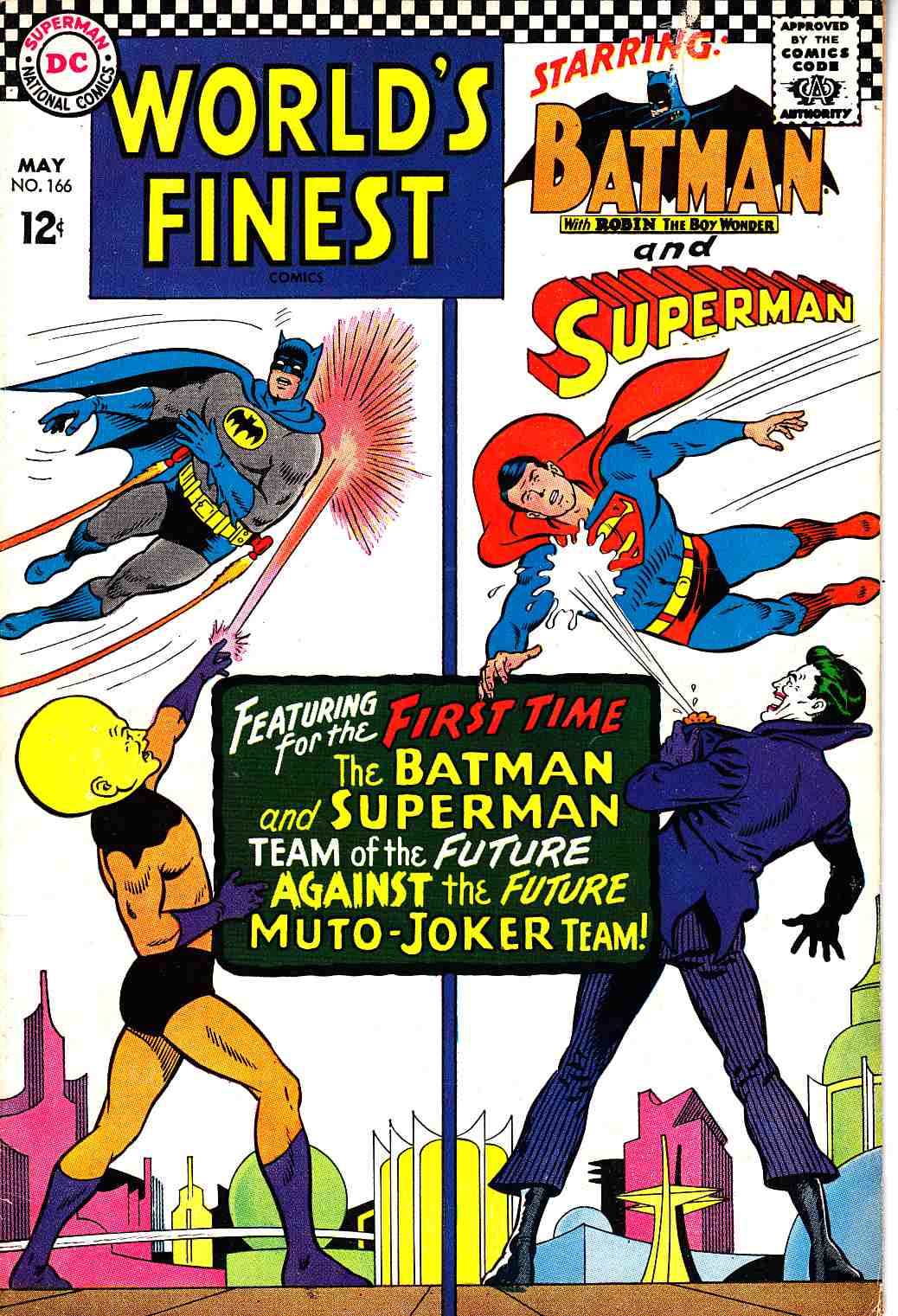 Worlds Finest #166 Fine/Very Fine (7.0) [DC Comic] LARGE