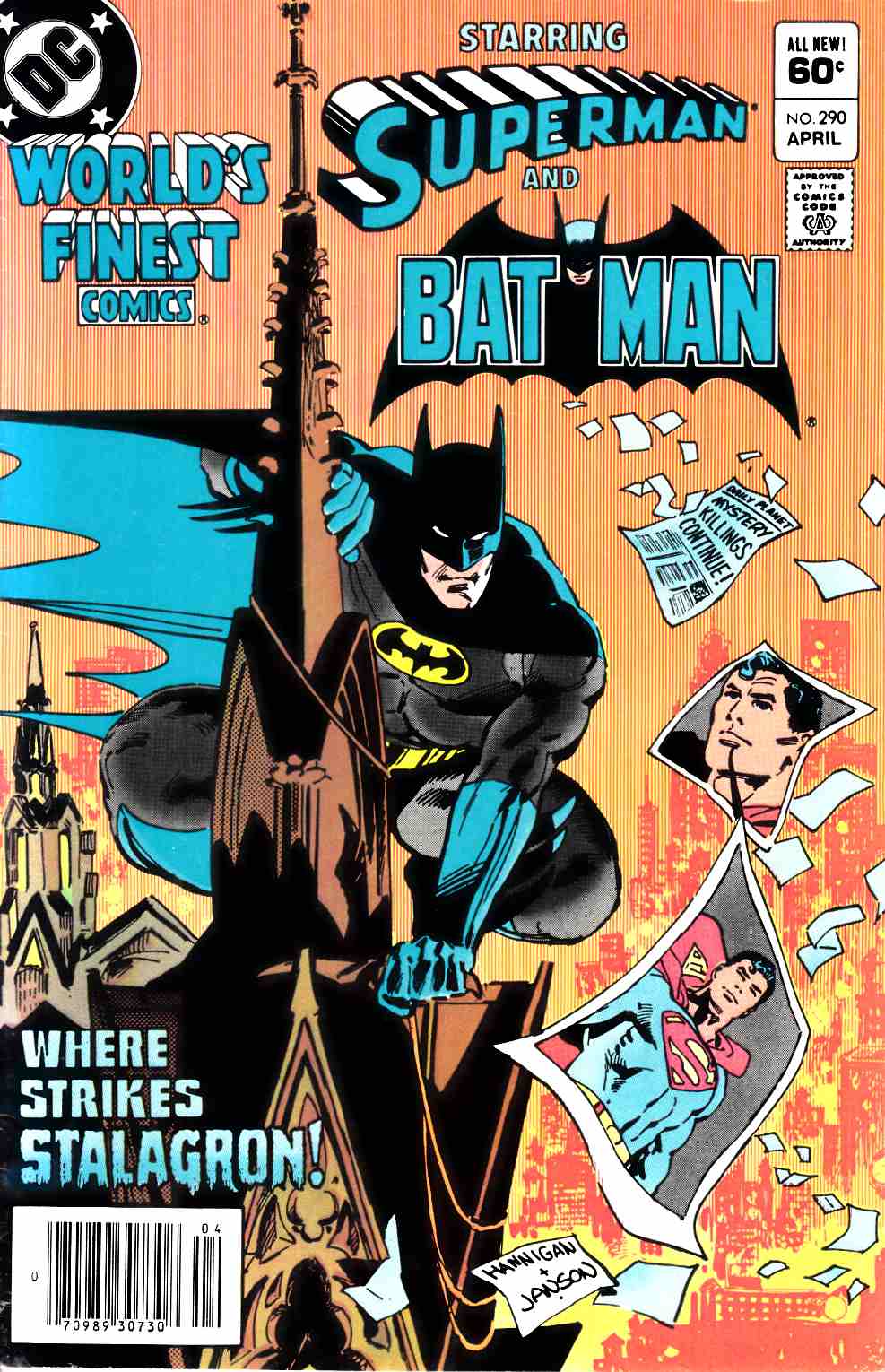 Worlds Finest #290 Newsstand Edition Fine (6.0) [DC Comic] THUMBNAIL