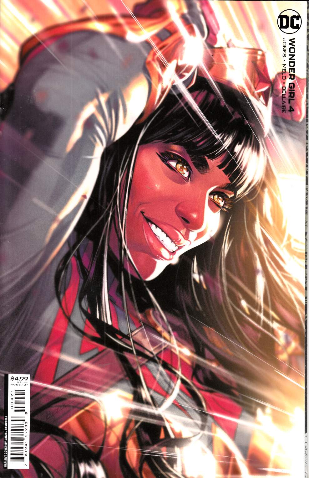 Wonder Girl #4 Campbell Variant Cover Near Mint (9.4) [DC Comic] LARGE