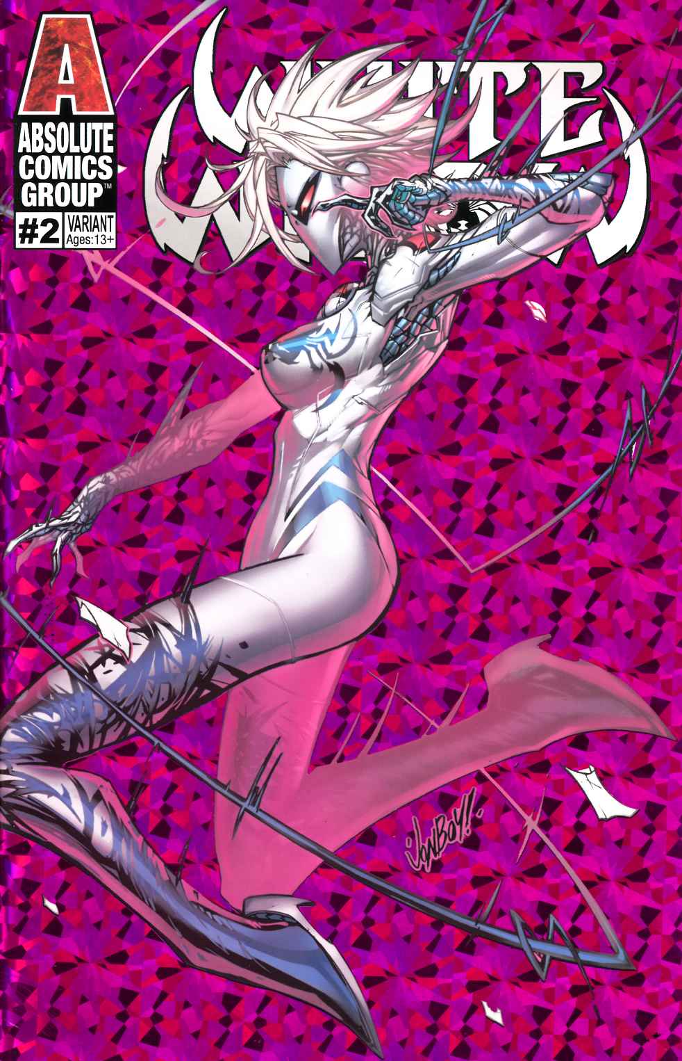 White Widow #2 Pretty in Pink Variant Cover Near Mint (9.4) [Absolute Comic] THUMBNAIL