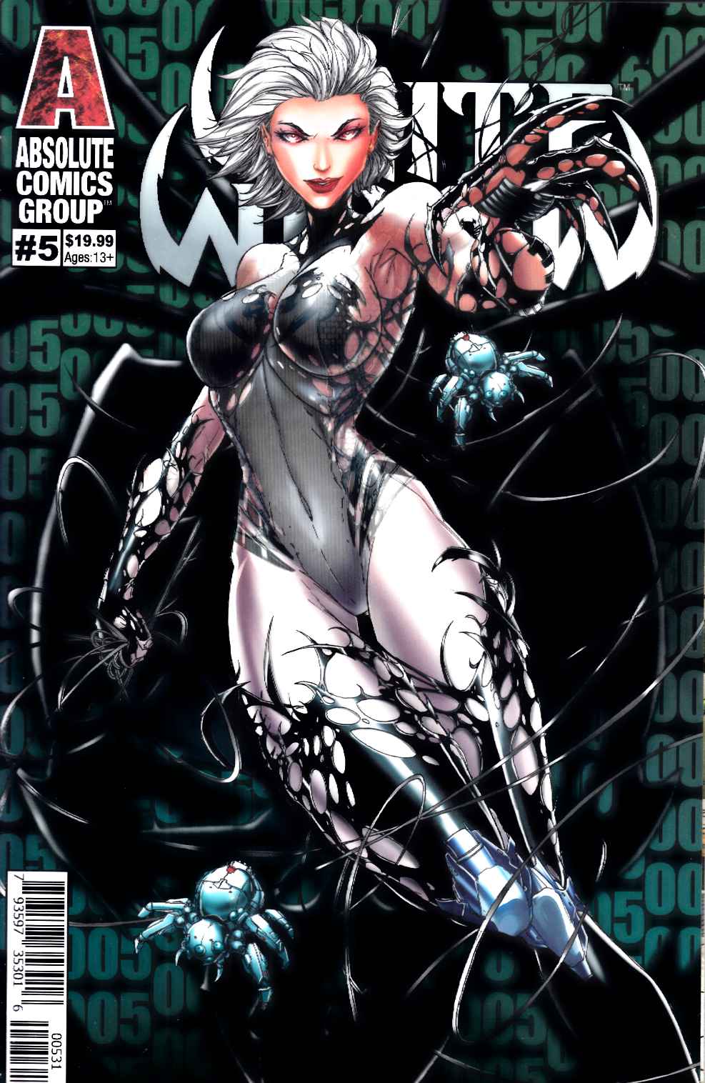 White Widow #5 Cover C Lenticular Near Mint (9.4) [Absolute  Comic] THUMBNAIL