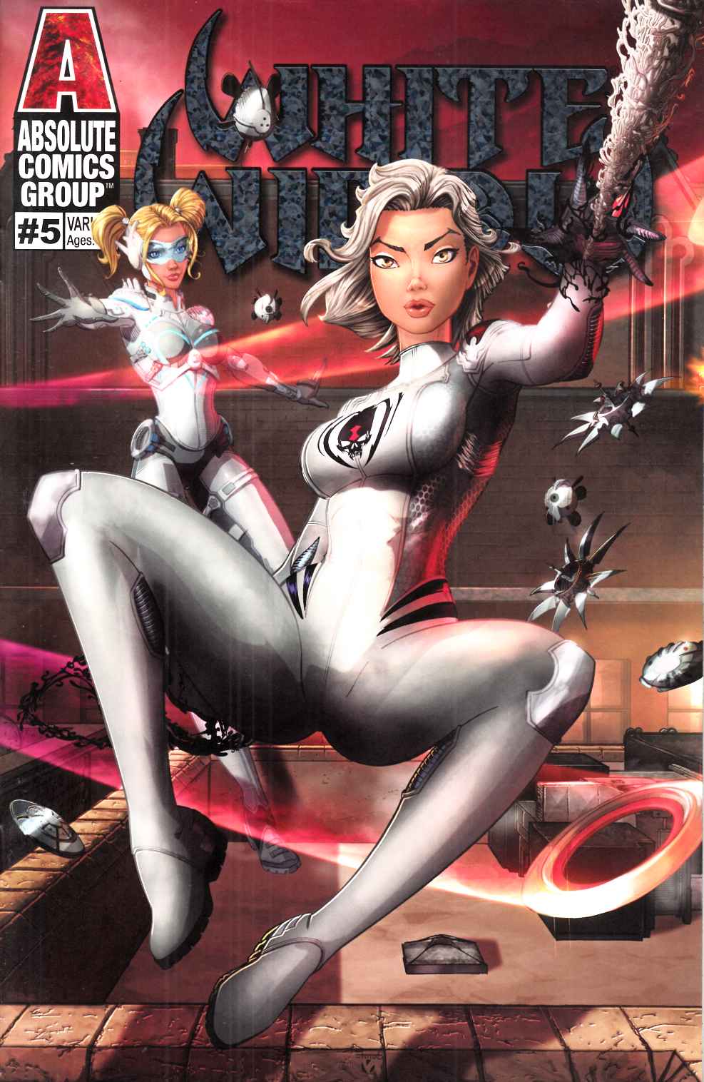 White Widow #5 Black Holofoil Variant Near Mint (9.4) [Absolute  Comic] THUMBNAIL