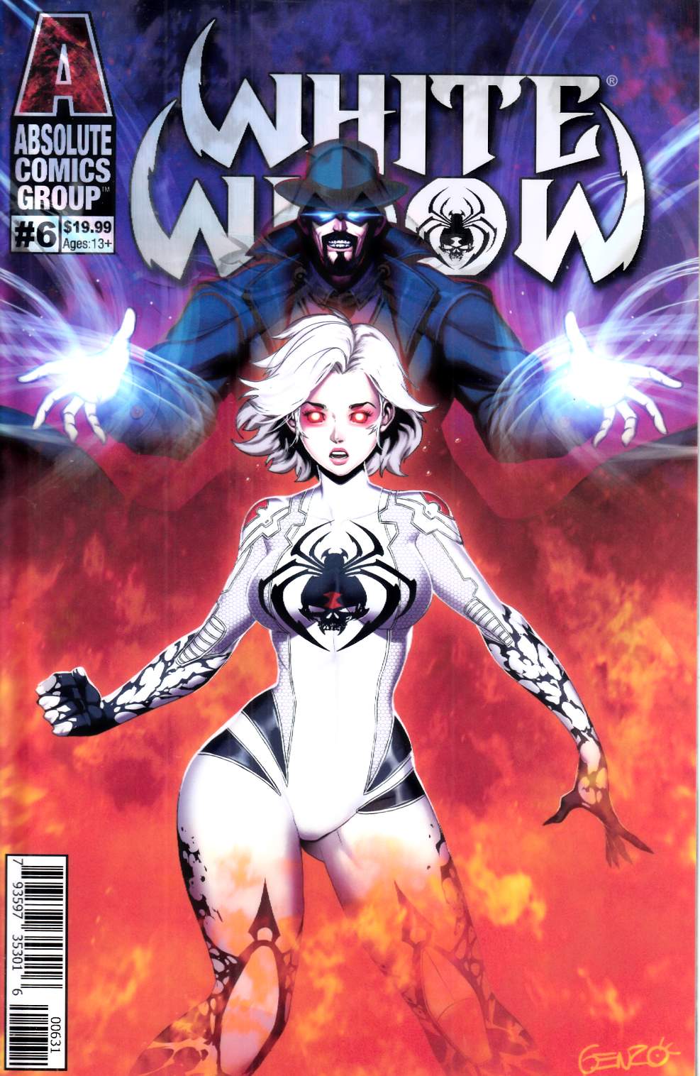 White Widow #6 Cover C Lenticular Near Mint (9.4) [Absolute  Comic] THUMBNAIL
