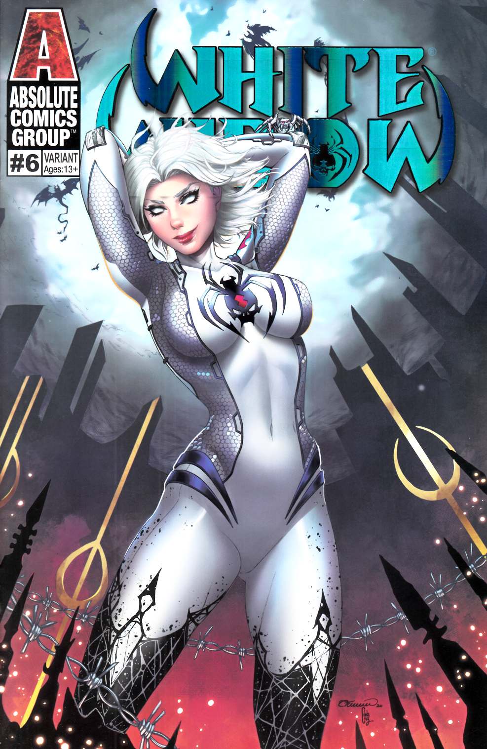 White Widow #6 Cover F Kickstarter Variant Near Mint (9.4) [Absolute  Comic] LARGE