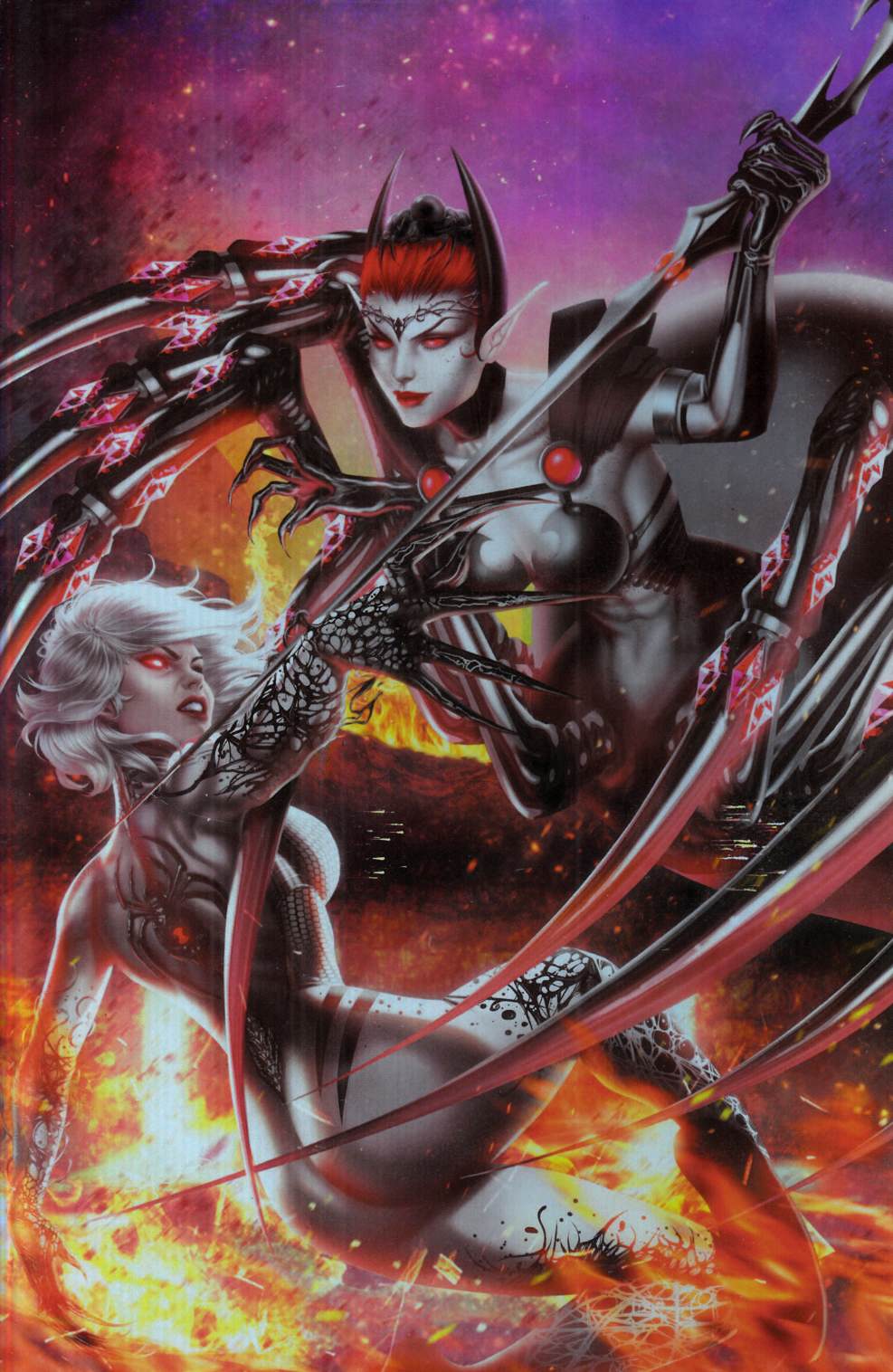 White Widow #6 Cover H Entanglements Variant Near Mint (9.4) [Absolute  Comic] LARGE