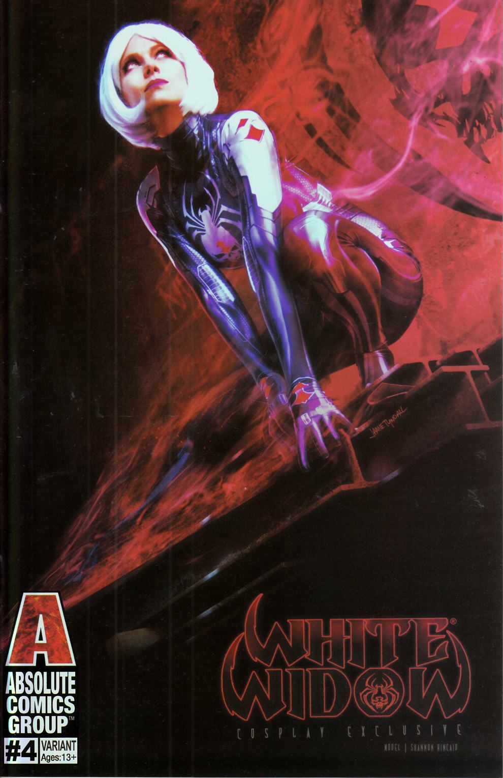 White Widow #4 Real Widow Cosplay Variant Cover Near Mint (9.4) [Absolute  Comic] THUMBNAIL