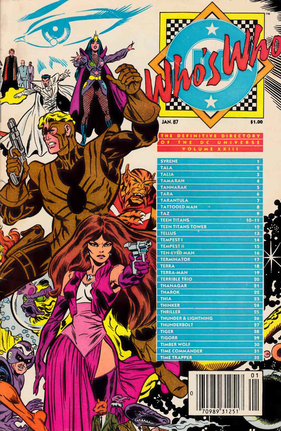 Who's Who Directory of DC Universe #23 Newsstand Edition Fine (6.0) [DC Comic] LARGE