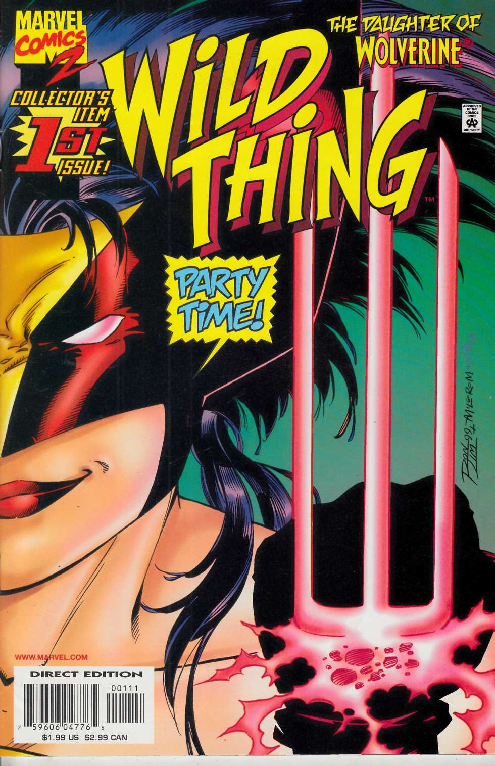 Wild Thing #1 Near Mint (9.4) [Marvel Comic] LARGE