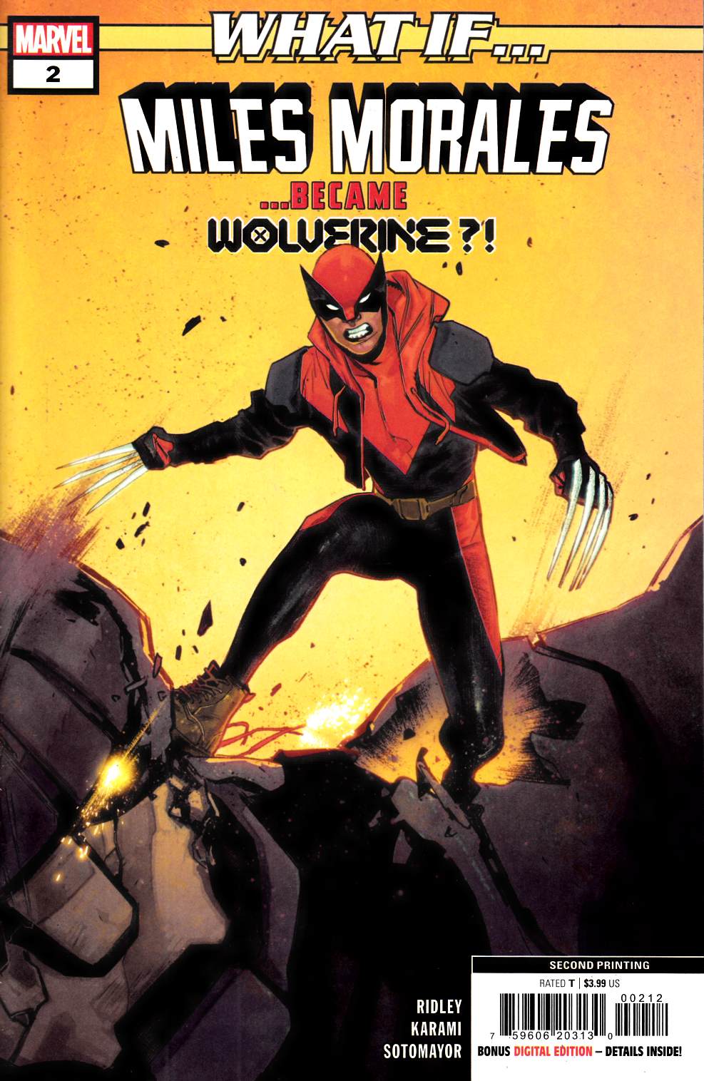 What If Miles Morales #2 Second Printing Near Mint (9.4) [Marvel Comic] THUMBNAIL