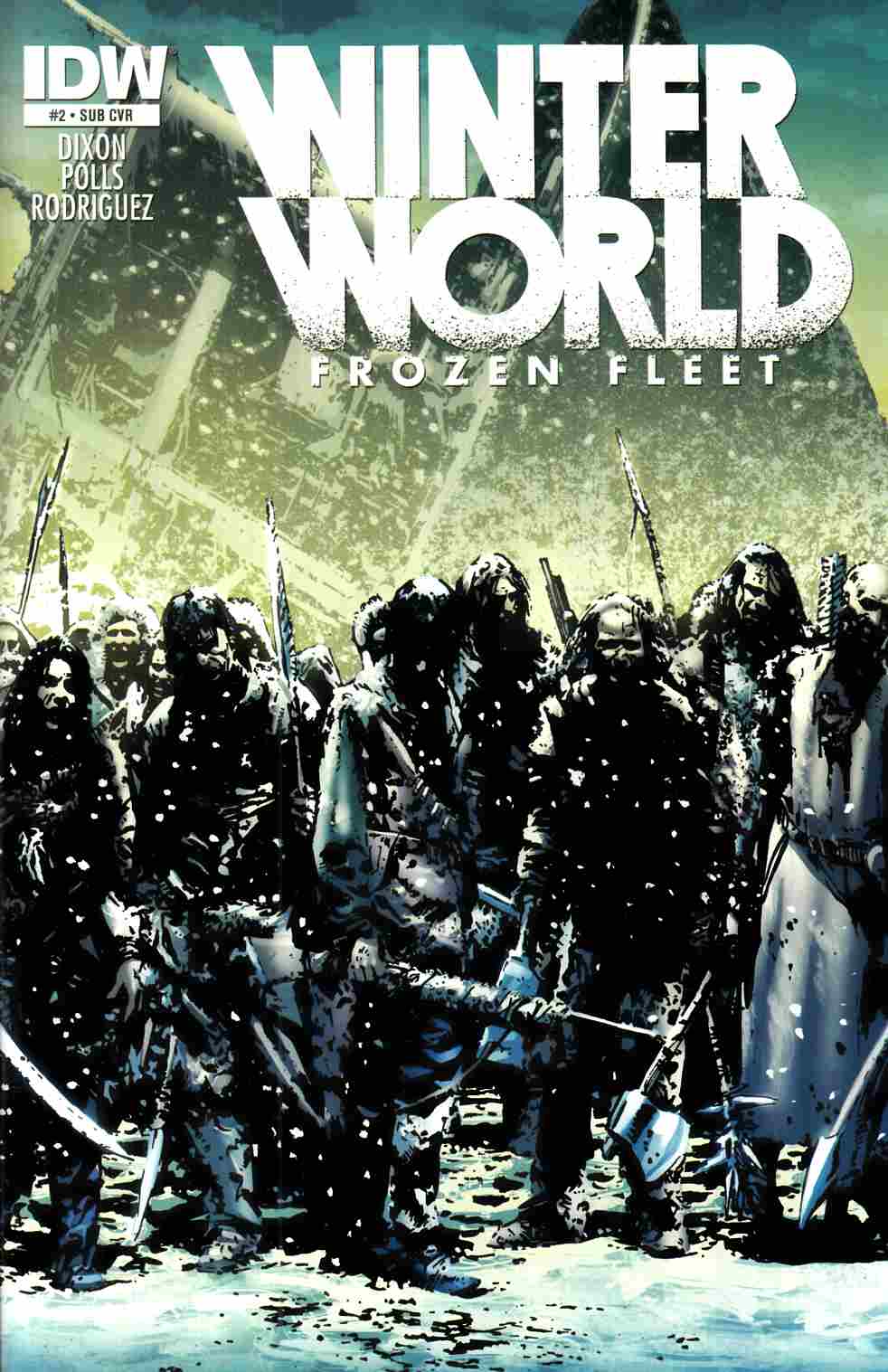 Winterworld Frozen Fleet #2 Subscription Cover [IDW Comic] LARGE