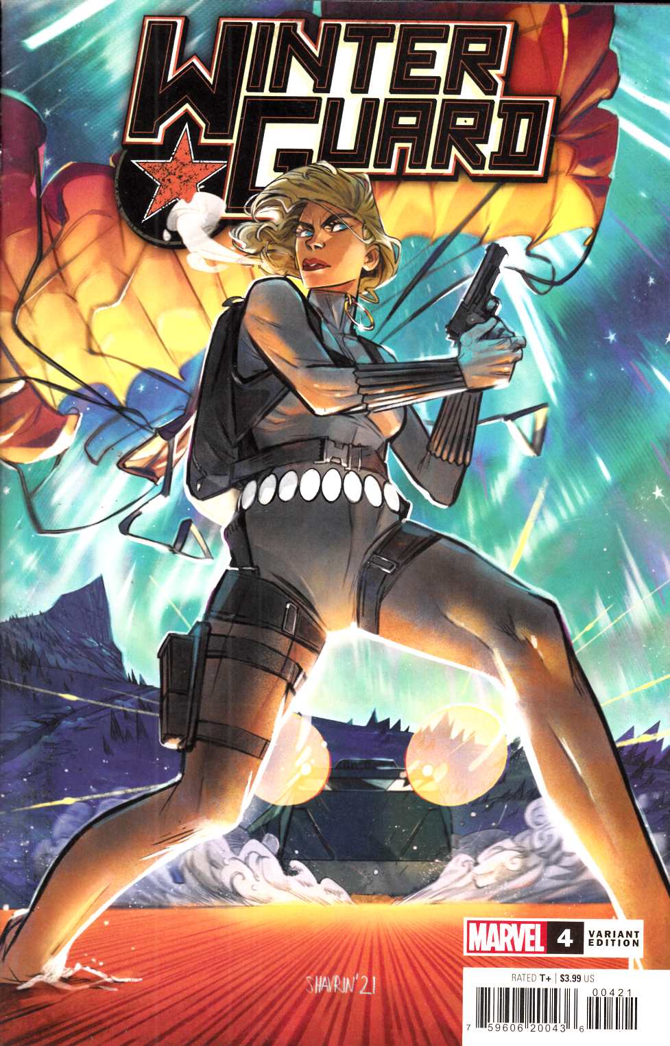 Winter Guard #4 Shavrin Variant Cover Near Mint (9.4) [Marvel Comic] THUMBNAIL