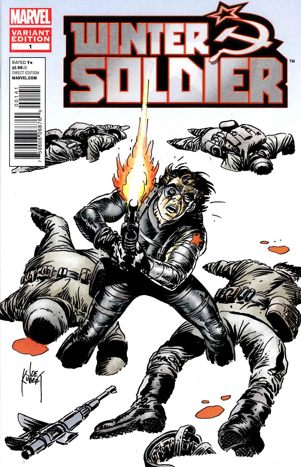 Winter Soldier #1 Joe Kubert Variant Cover Very Fine (8.0) [Marvel Comic] THUMBNAIL