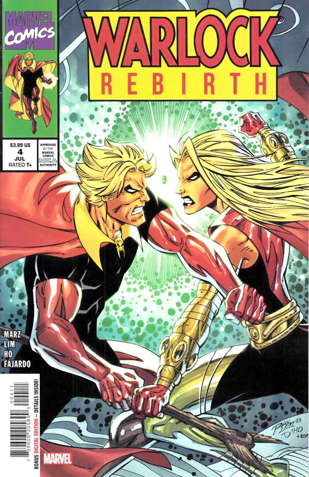 Warlock Rebirth #4 Near Mint (9.4) [Marvel Comic] LARGE