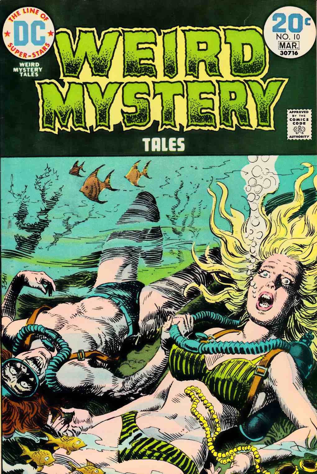 Weird Mystery Tales #10 Very Fine (8.0) [DC Comic] THUMBNAIL