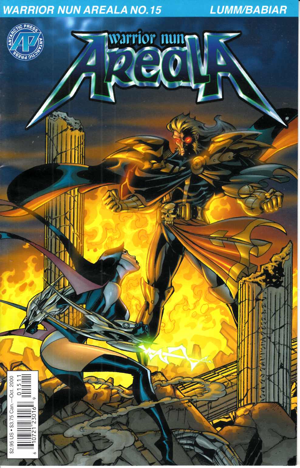 Warrior Nun Areala #15 Very Fine Minus (7.5)  [Antarctic Comic] THUMBNAIL