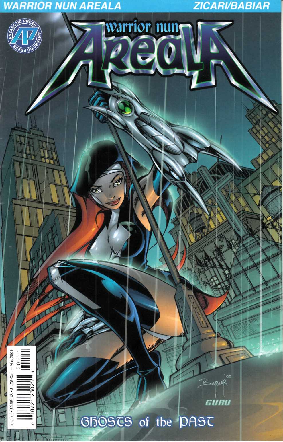 Warrior Nun Areala Ghosts of the Past #1 Very Fine Minus (7.5)  [Antarctic Comic] THUMBNAIL