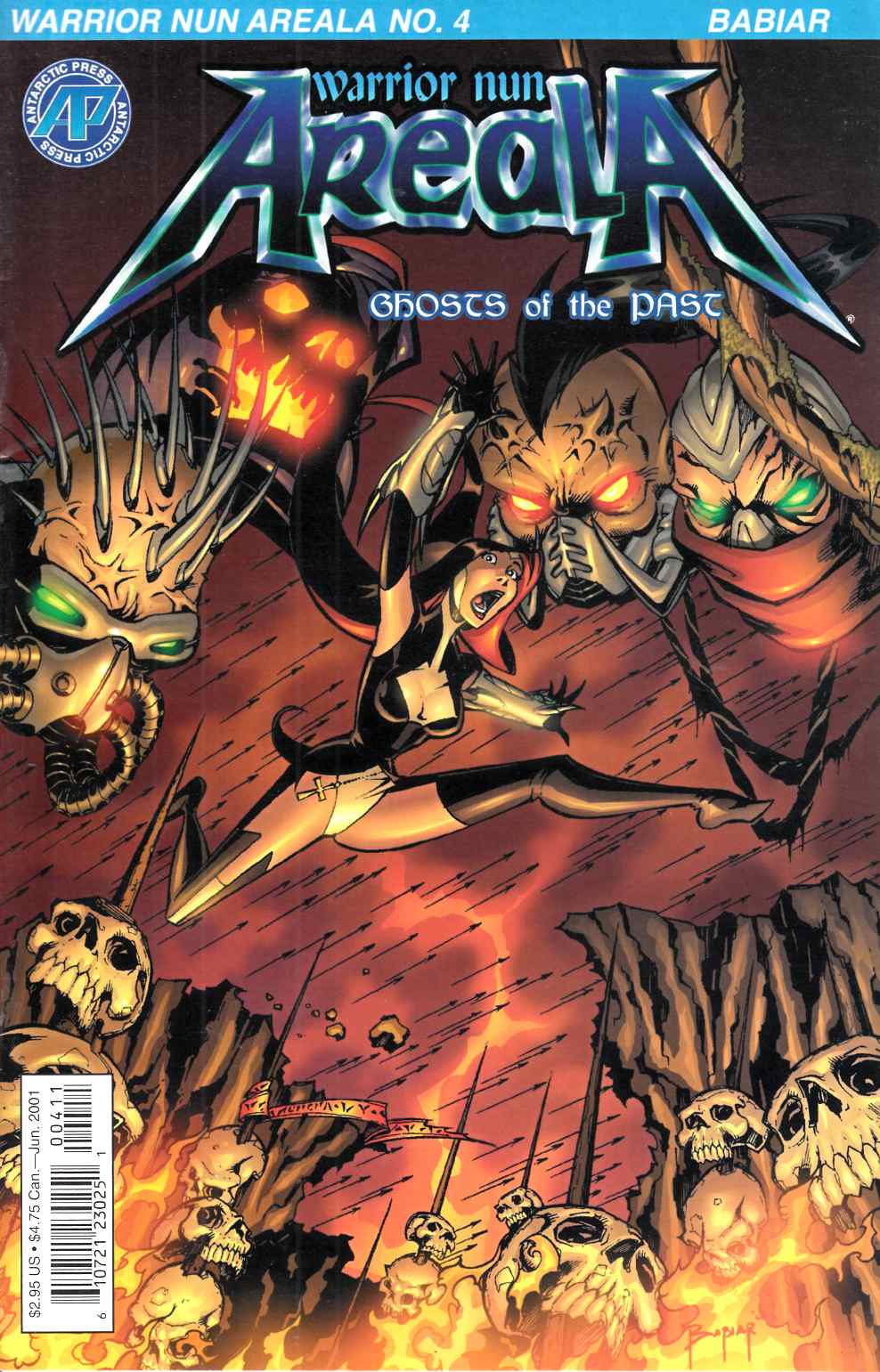 Warrior Nun Areala Ghosts of the Past #4 Very Fine Minus (7.5)  [Antarctic Comic] THUMBNAIL