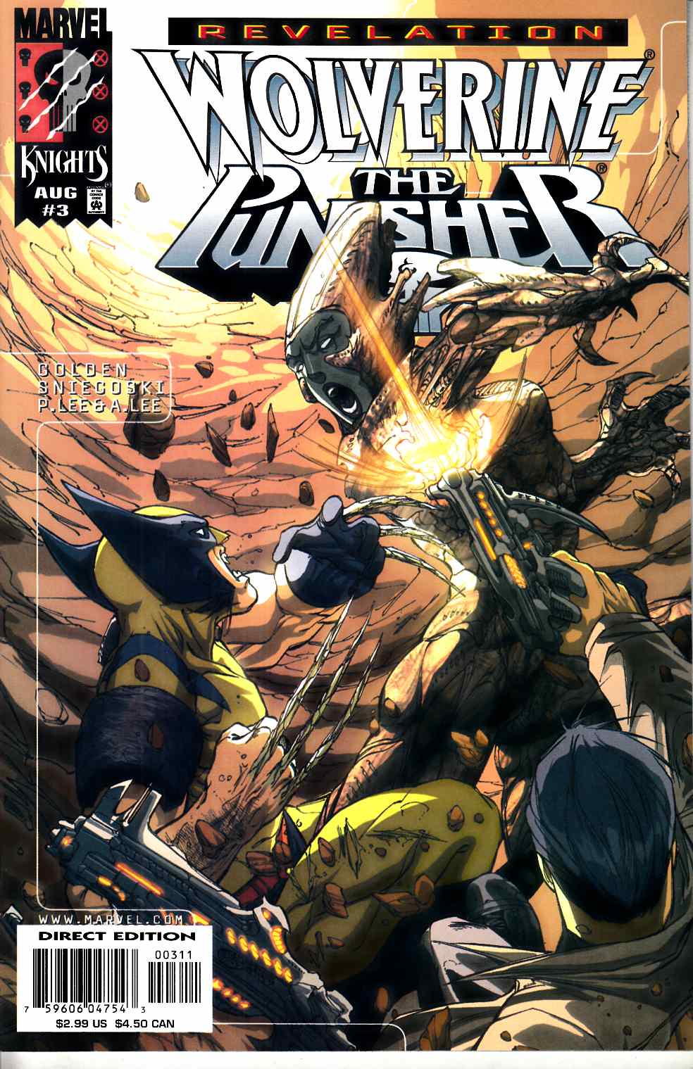 Wolverine Punisher Revelation #3 Near Mint (9.4) [Marvel Comic] LARGE