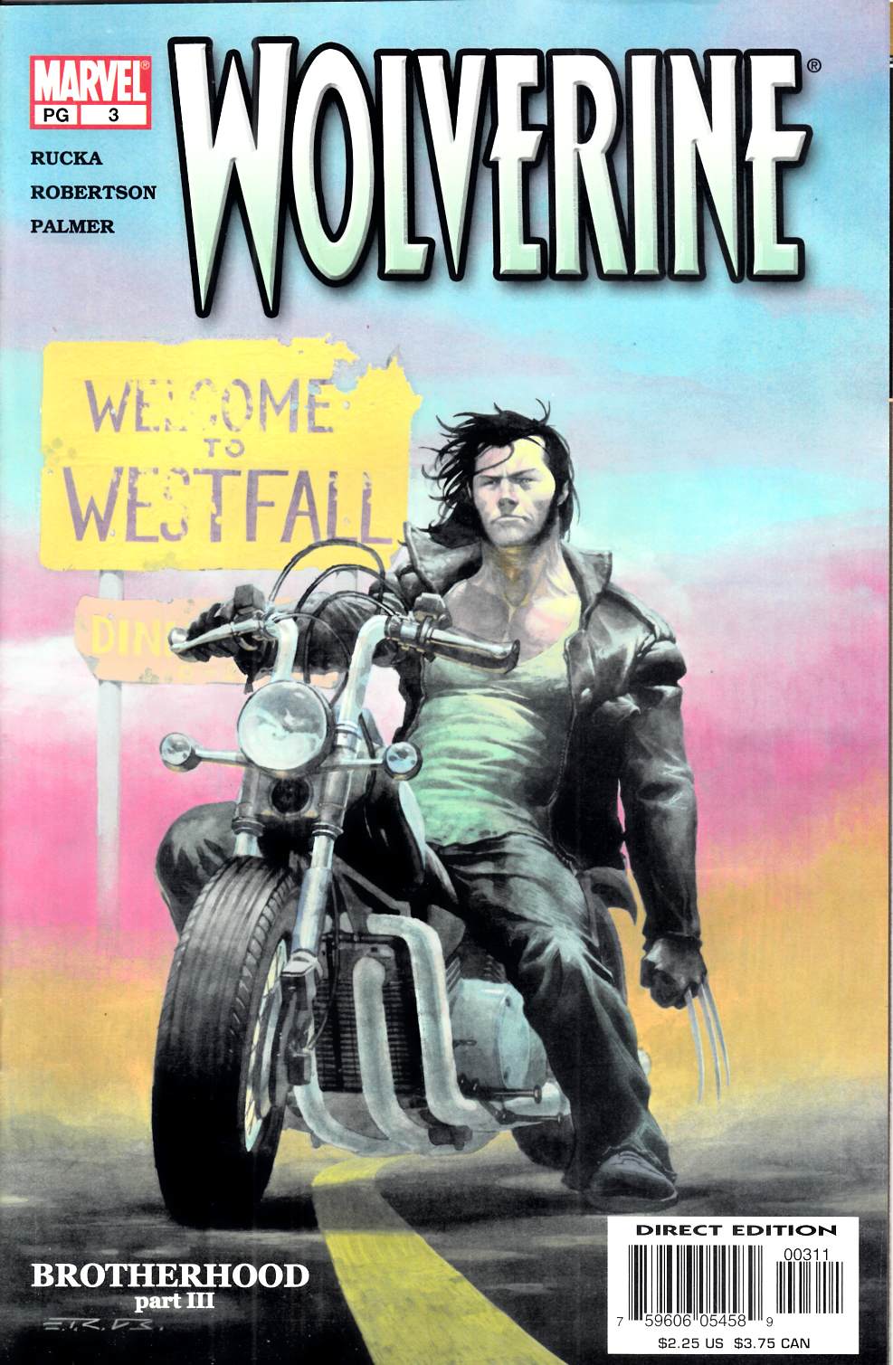 Wolverine #3 Near Mint (9.4) [Marvel Comic] THUMBNAIL