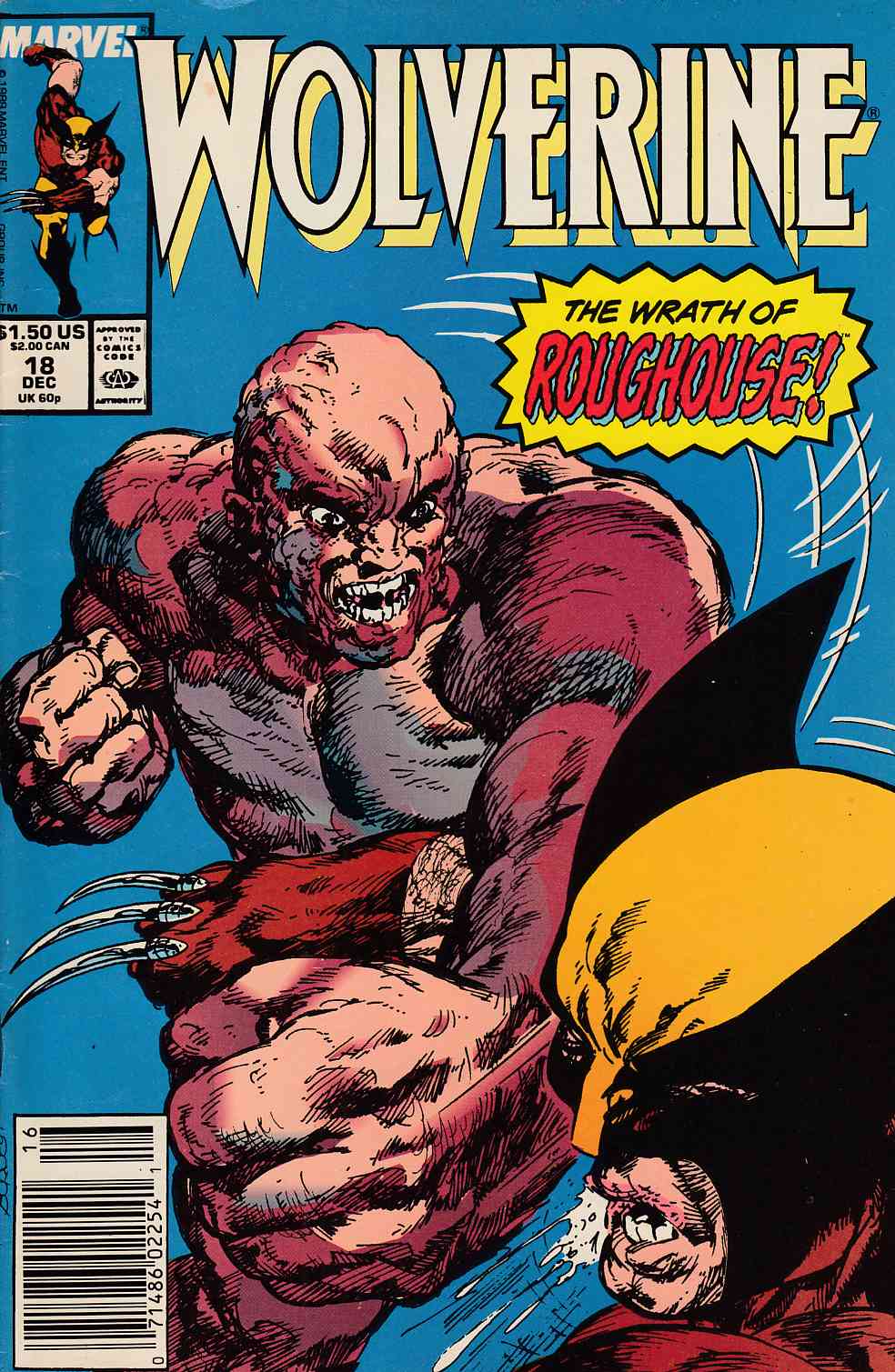 Wolverine #18 Newsstand Edition Very Fine Minus (7.5) [Marvel Comic] LARGE