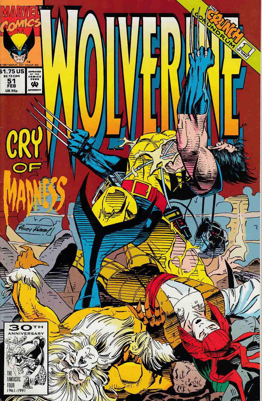Wolverine #51 Near Mint (9.4) [Marvel Comic] THUMBNAIL