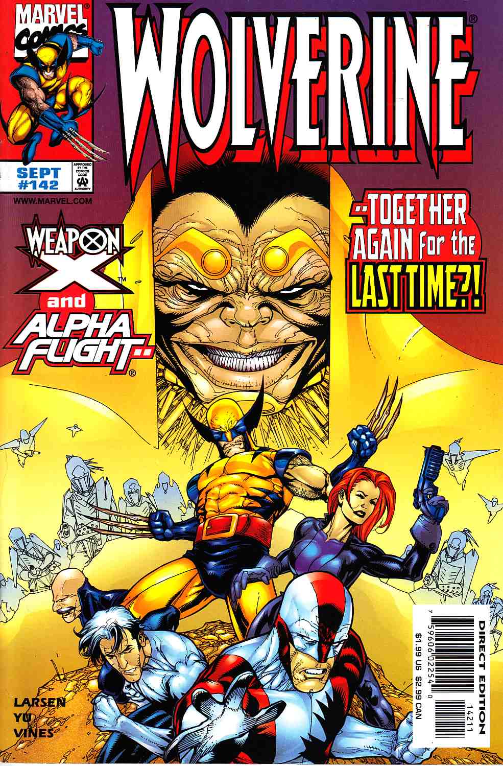 Wolverine #142 Near Mint (9.4) [Marvel Comic] LARGE