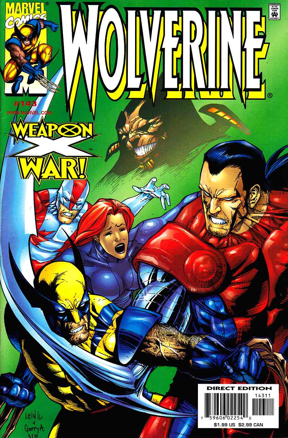 Wolverine #143 Near Mint (9.4) [Marvel Comic] LARGE