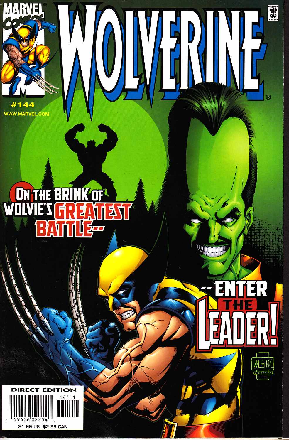Wolverine #144 Near Mint (9.4) [Marvel Comic] LARGE