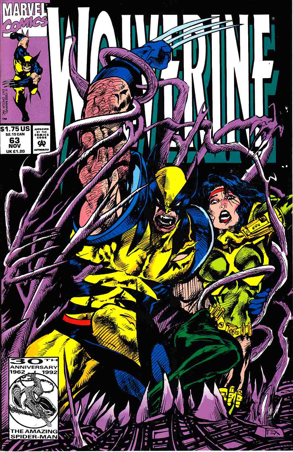 Wolverine #63 Near Mint (9.4) [Marvel Comic] THUMBNAIL