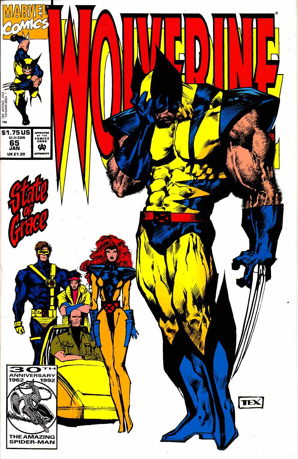 Wolverine #65 Near Mint (9.4) [Marvel Comic] LARGE