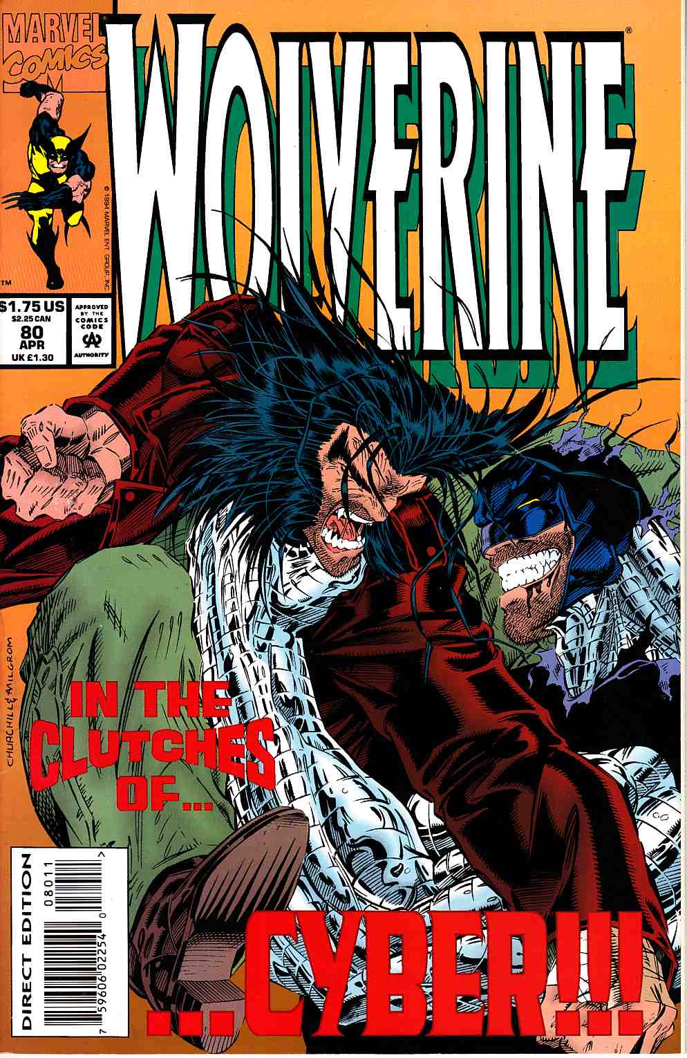 Wolverine #80 Fine (6.0) [Marvel Comic] LARGE