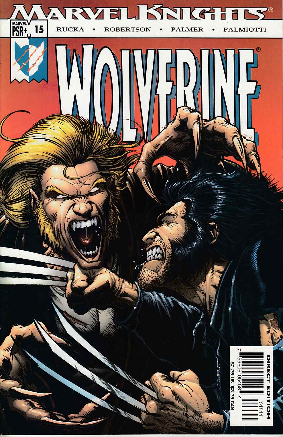 Wolverine #15 Very Fine (8.0) [Marvel Comic] THUMBNAIL