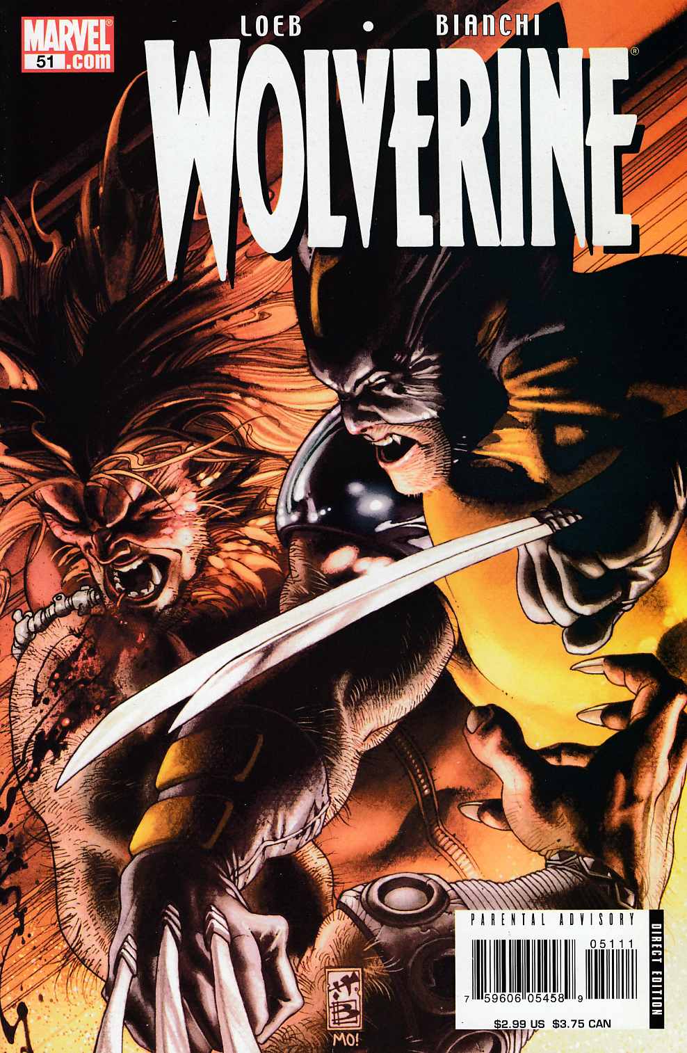 Wolverine #51 Near Mint (9.4) [Marvel Comic] THUMBNAIL