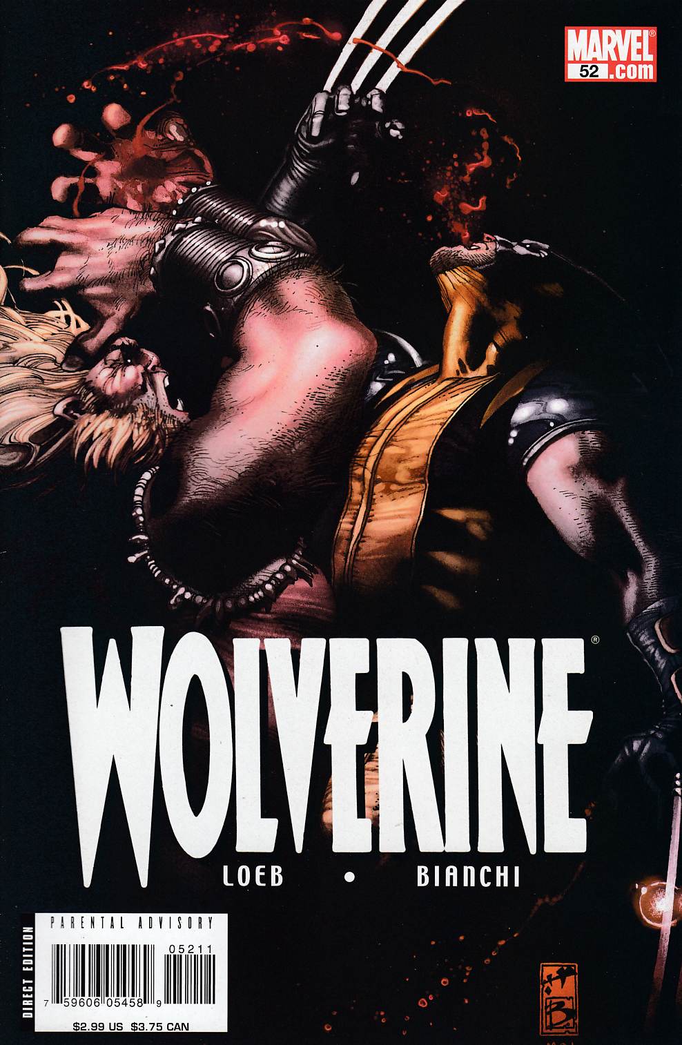 Wolverine #52 Near Mint (9.4) [Marvel Comic] THUMBNAIL