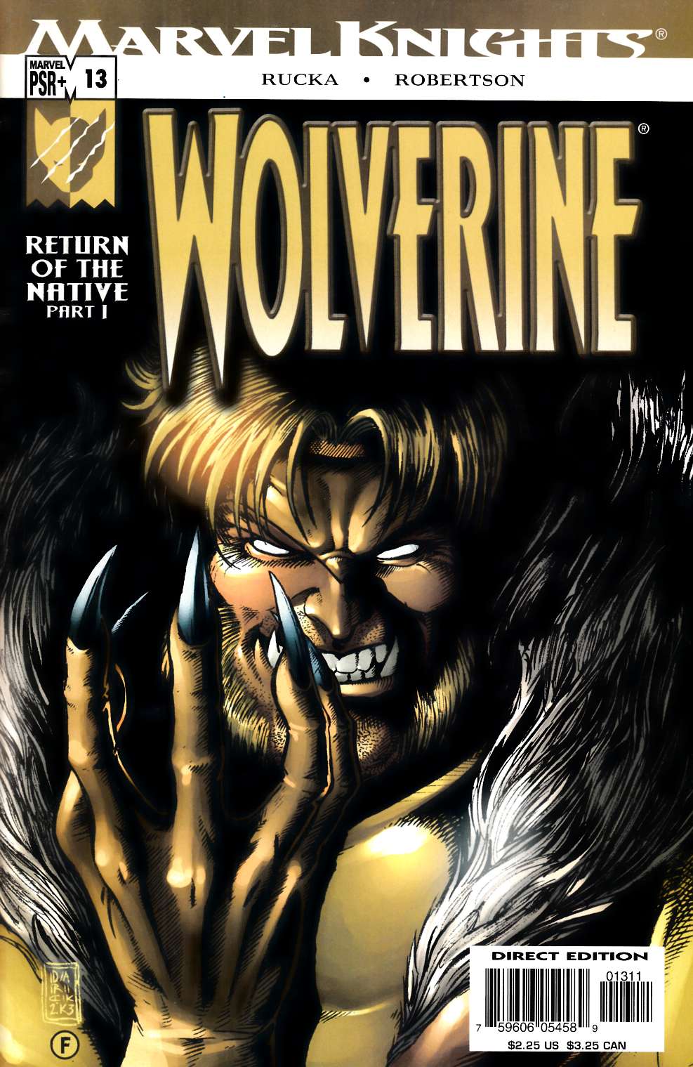 Wolverine #13 Fine (6.0) [Marvel Comic] THUMBNAIL