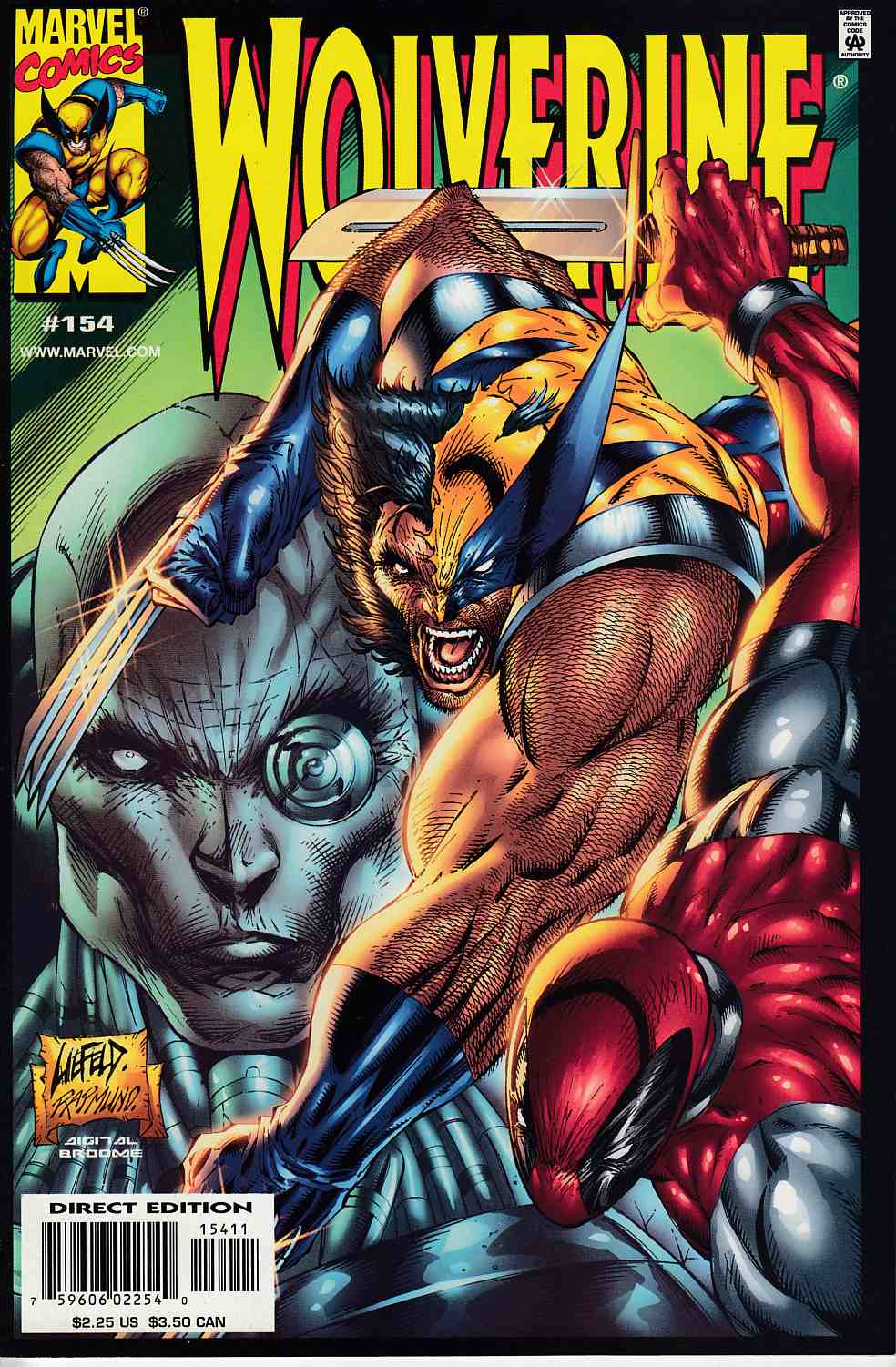 Wolverine #154 Near Mint (9.4) [Marvel Comic] LARGE
