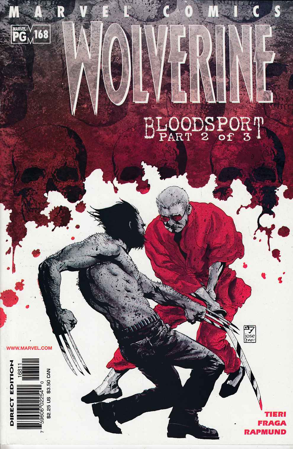 Wolverine #168 Near Mint (9.4) [Marvel Comic] LARGE