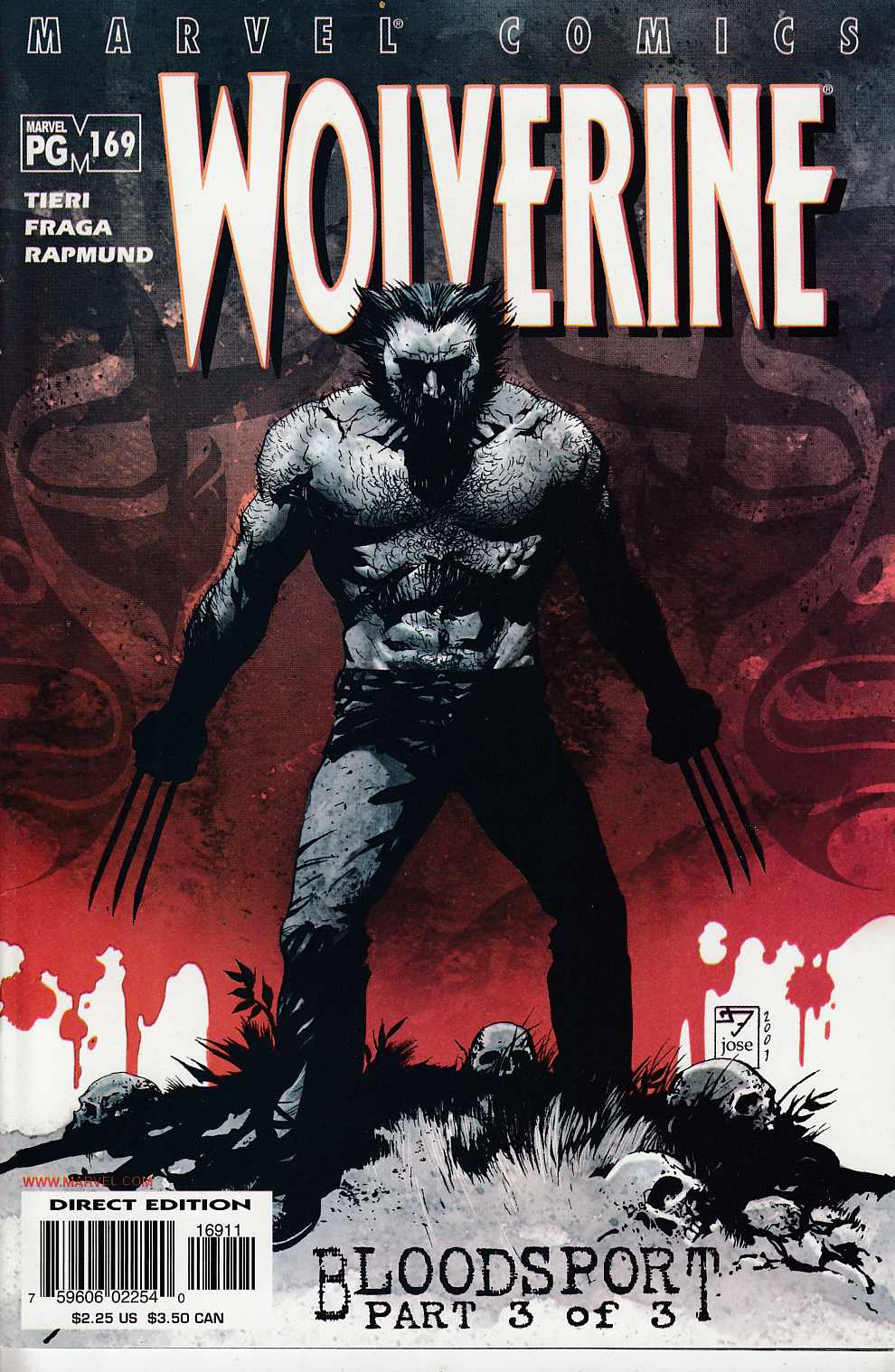 Wolverine #169 Near Mint (9.4) [Marvel Comic] THUMBNAIL