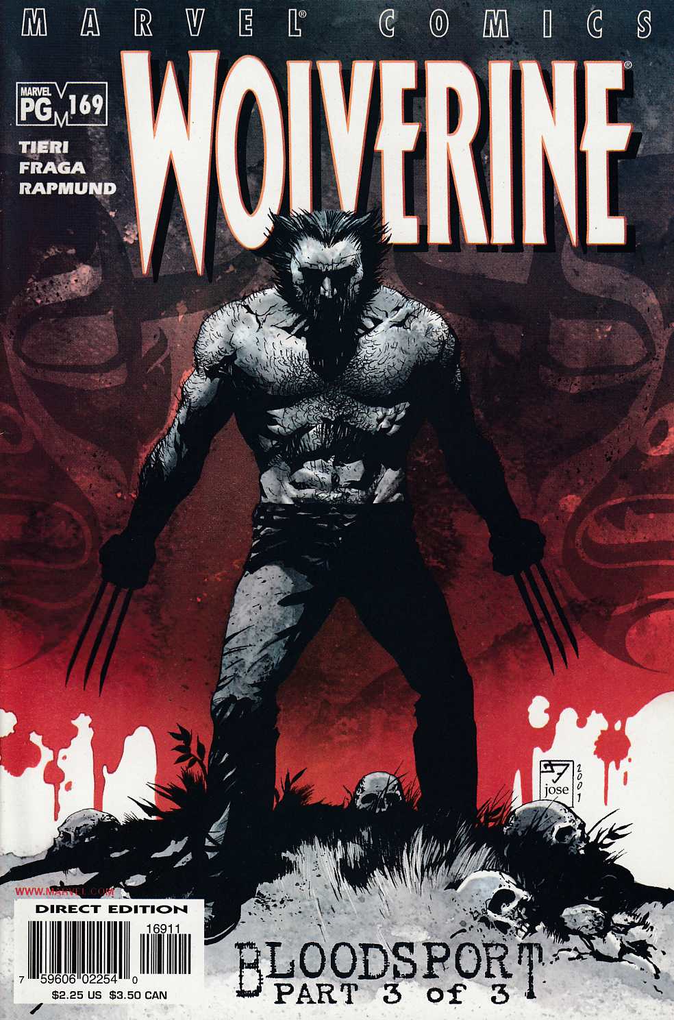 Wolverine #169 Very Fine (8.0) [Marvel Comic] LARGE