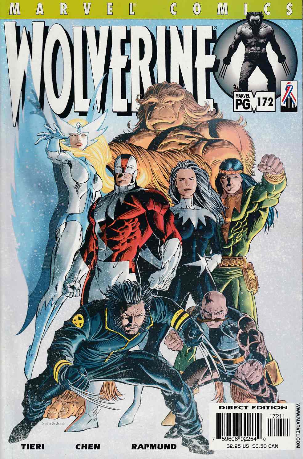 Wolverine #172 Near Mint (9.4) [Marvel Comic] LARGE