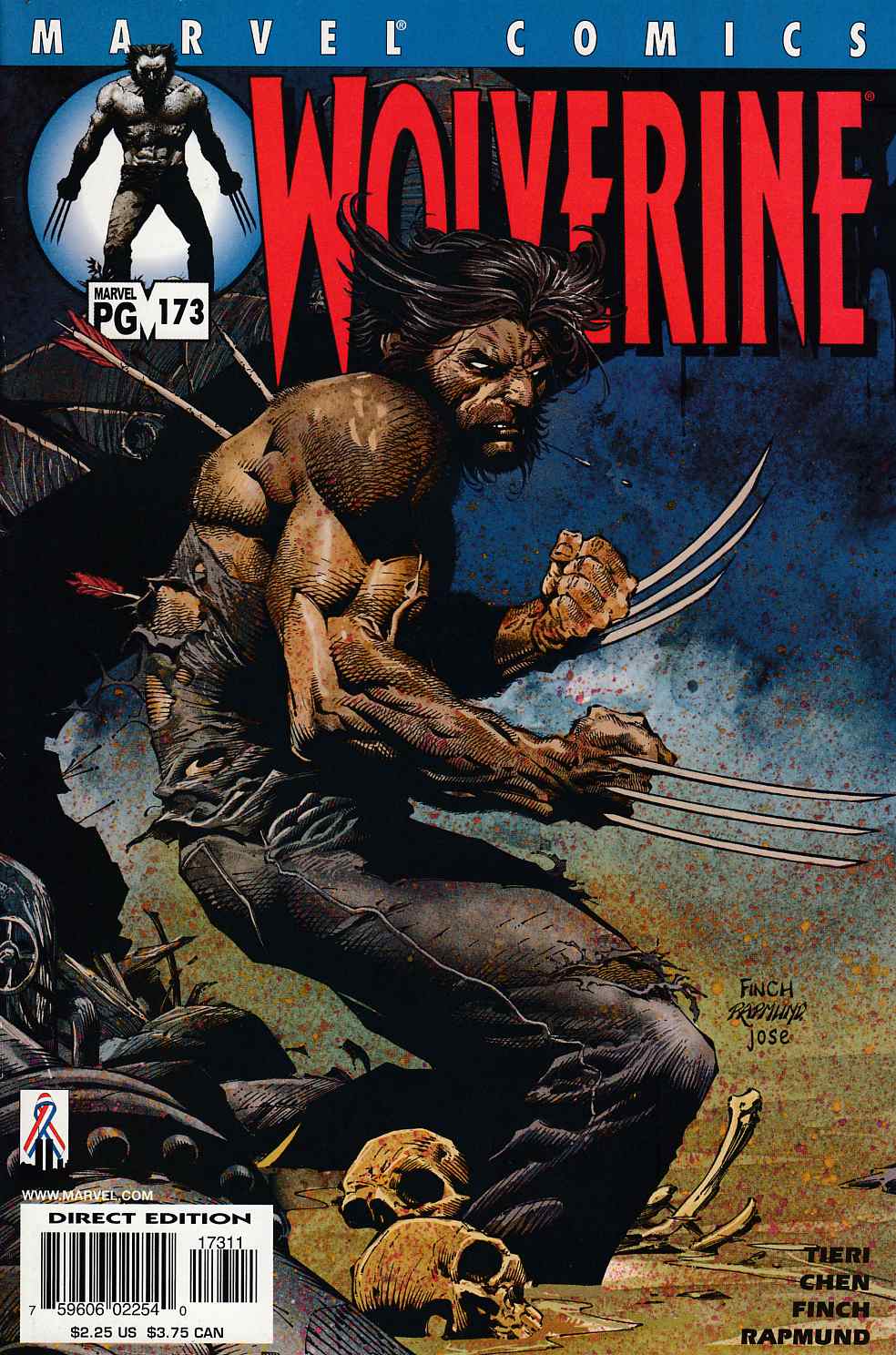 Wolverine #173 Near Mint (9.4) [Marvel Comic] LARGE