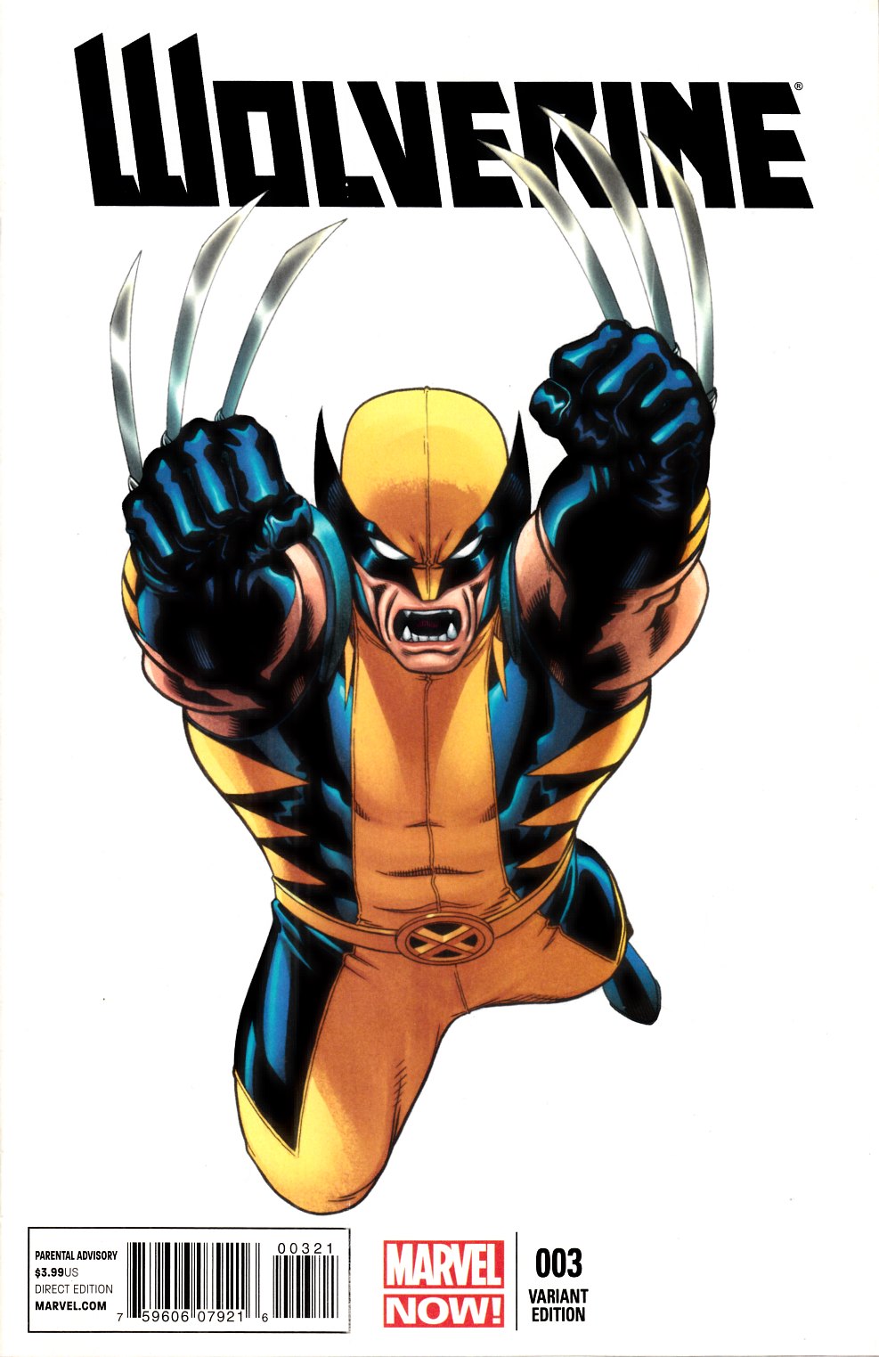 Wolverine #3 McGuinness Variant Cover Very Fine (8.0) [Marvel Comic] LARGE