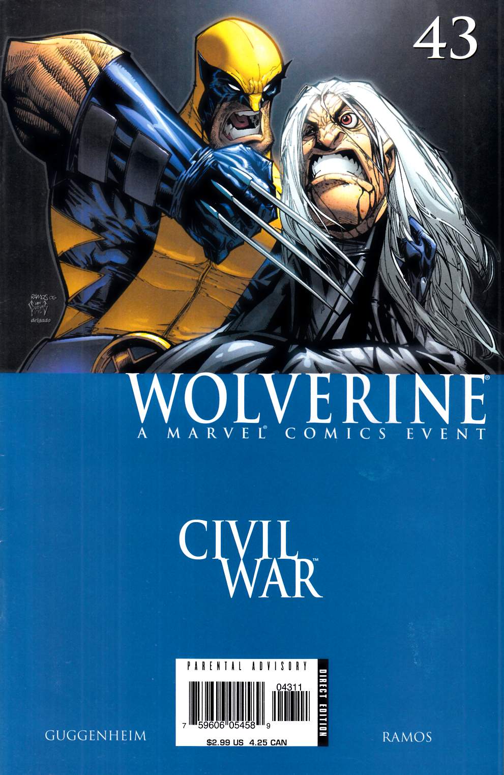 Wolverine #43 Fine (6.0) [Marvel Comic] THUMBNAIL