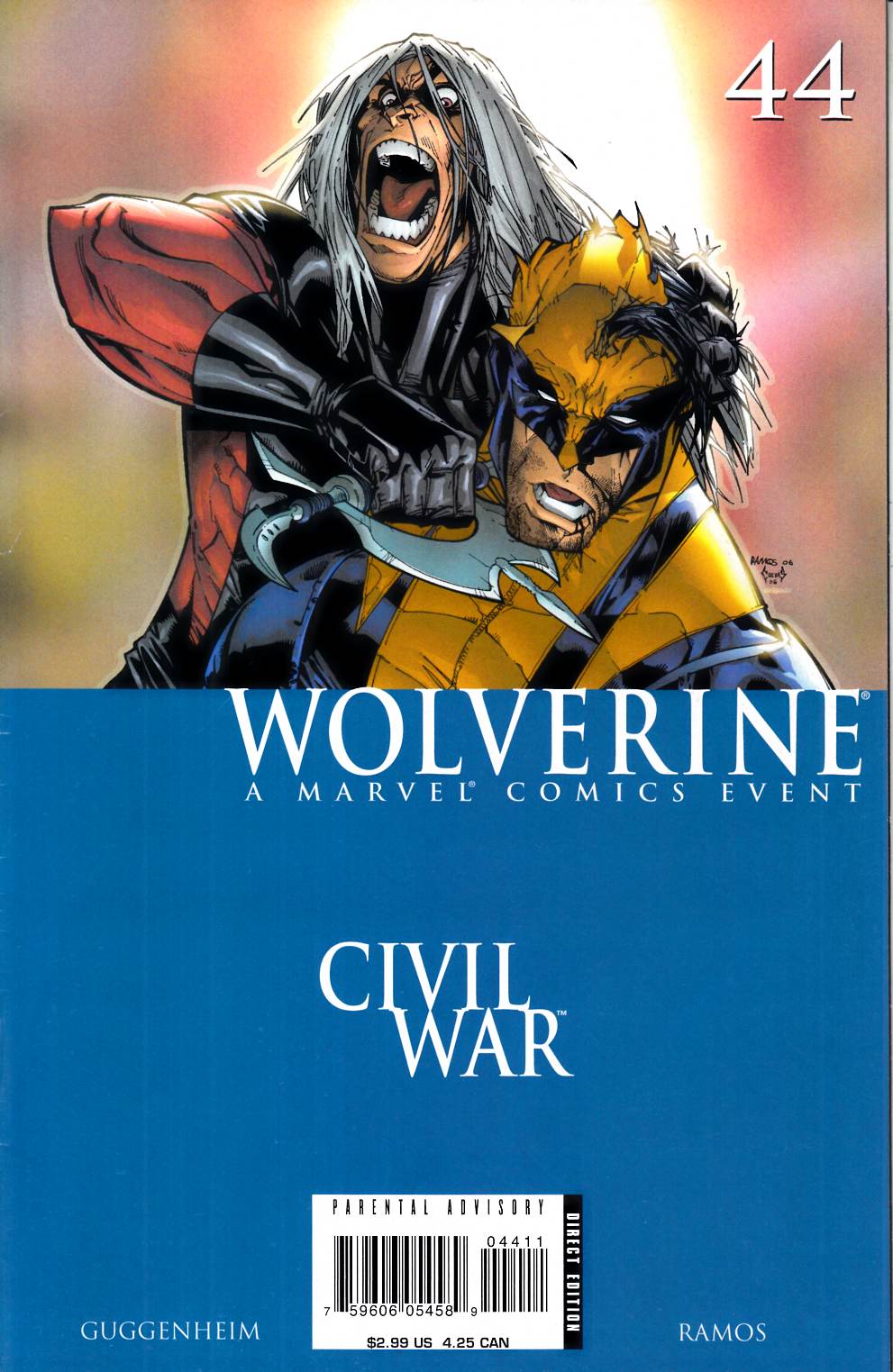 Wolverine #44 Fine (6.0) [Marvel Comic] THUMBNAIL