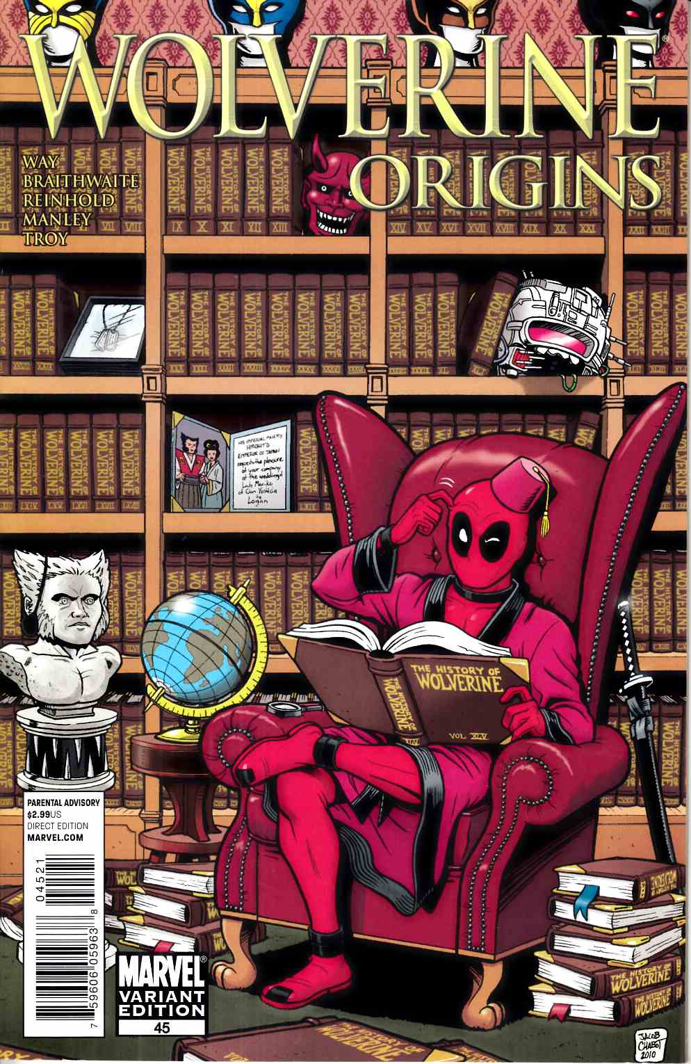 Wolverine Origins #45 Deadpool Variant Cover Very Fine (8.0) [Marvel Comic] THUMBNAIL