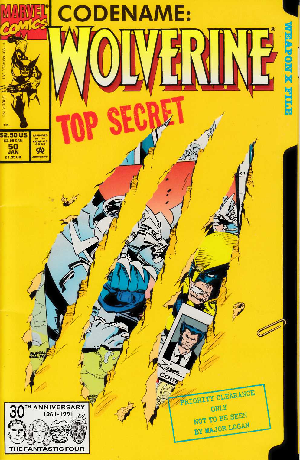Wolverine #50 Very Fine Minus (7.5) [Marvel Comic] LARGE