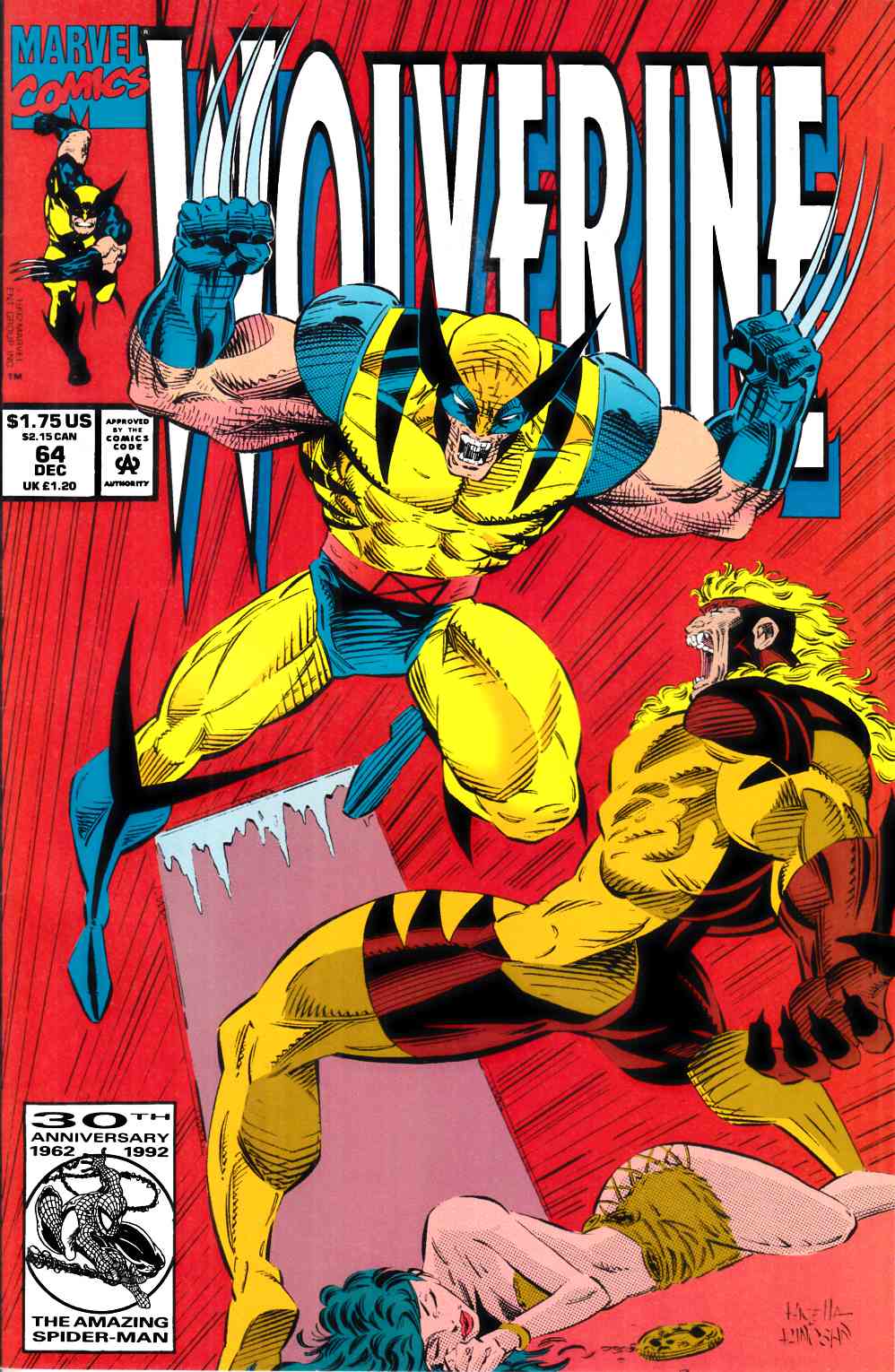 Wolverine #64 Near Mint (9.4) [Marvel Comic] THUMBNAIL