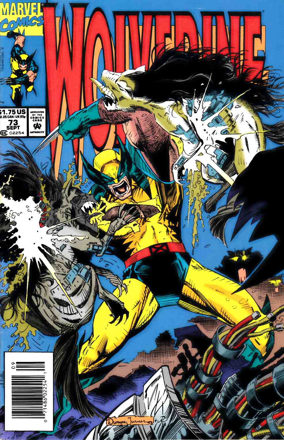 Wolverine #73 Newsstand Edition Fine (6.0) [Marvel Comic] LARGE