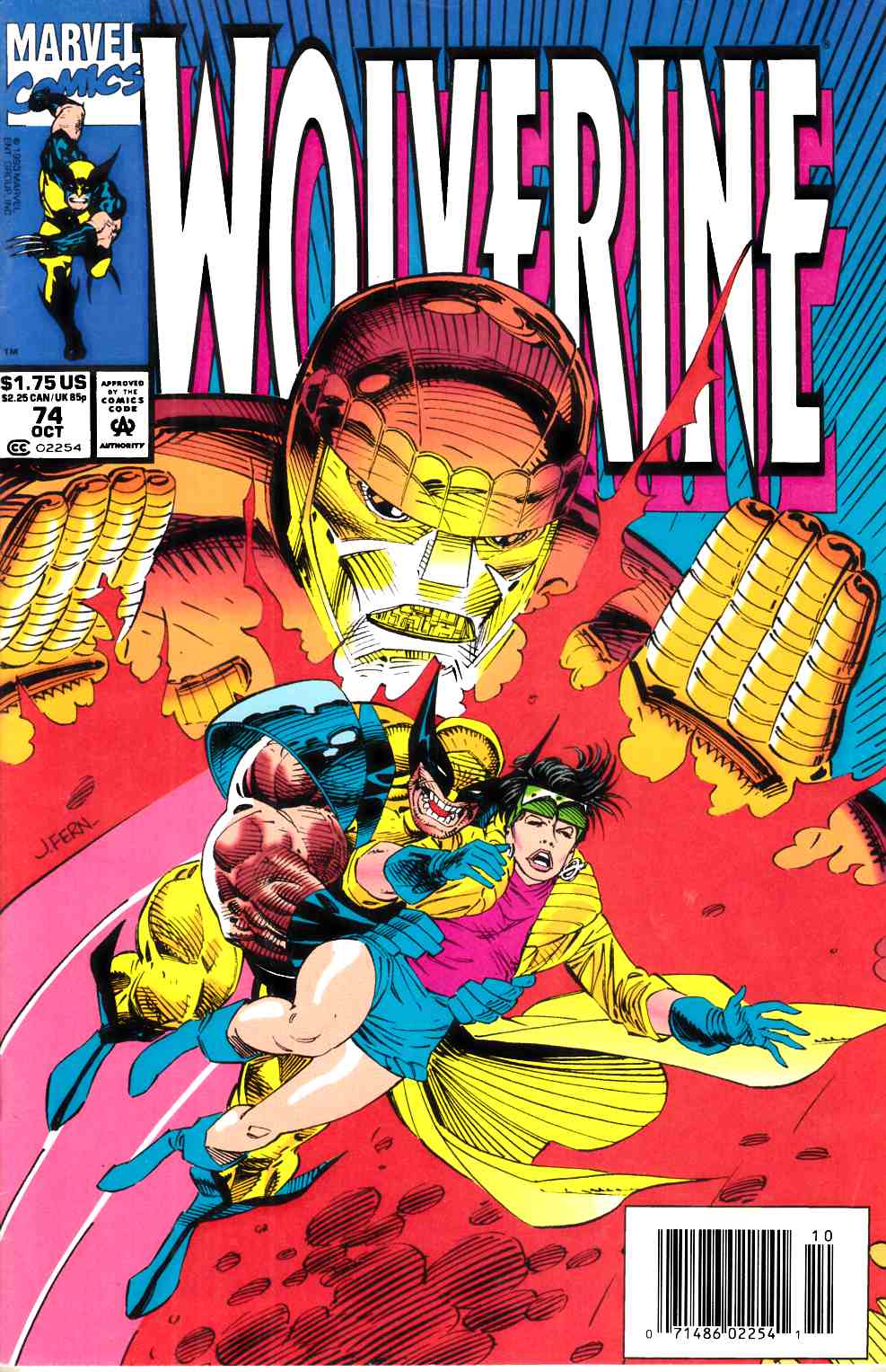 Wolverine #74 Newsstand Edition Fine (6.0) [Marvel Comic] LARGE